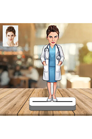 Doktor 3d Ahşap Biblo,sevgiliye Hediye,doğum Günü Hediyesi