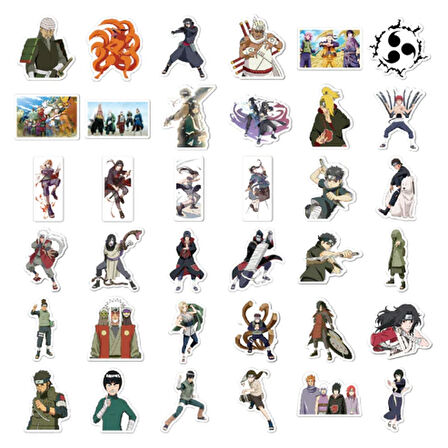 Naruto Teması 100 adet Sticker