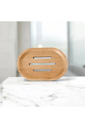 Sabunluk Şık Tasarım  Bambu Banyo Kalıp Sabunluk