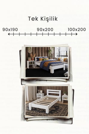 Letto Tek Kişilik MDF Karyola