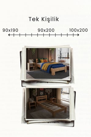 Letto   Tek Kişilik MDF Karyola