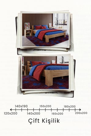 Letto   Çift Kişilik MDF Karyola
