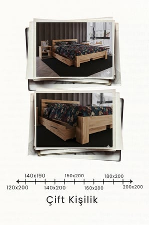 Letto   4 Çekmeceli Tek Kişilik MDF Karyola