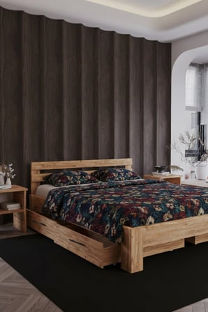 Letto   4 Çekmeceli Tek Kişilik MDF Karyola