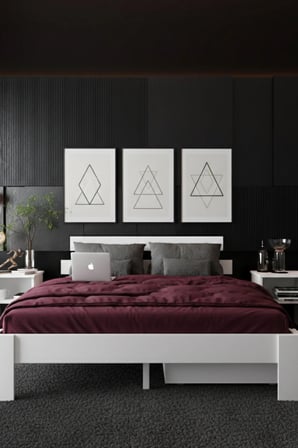 Lotus 2 Çekmeceli Tek Kişilik MDF Karyola