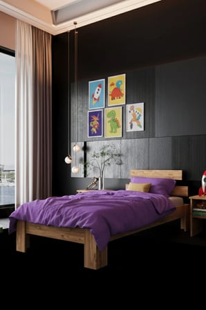 Lotus   Tek Kişilik MDF Karyola
