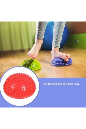 Duyu Topu Balance Ball Tırtıklı Denge Aleti Masaj Aleti