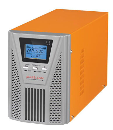 MAKELSAN POWERPACK SE 1KVA 1F/1F (2X7AH) 4/8DK ONLINE UPS 