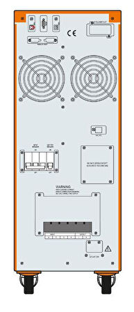 MAKELSAN POWERPACK SE 10KVA 1F/1F (20X9AH) 5/10DK ONLINE UPS 