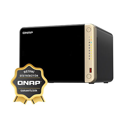 QNAP TS-664-8GB RAM 6 HDD YUVALI TOWER NAS (RESMİ DİSTRİBÜTÖR GARANTİLİ) 