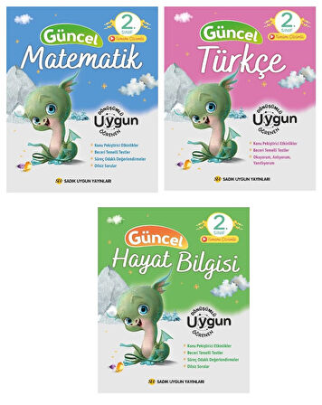 Sadık Uygun 2.Sınıf Güncel 3'lü Kitap Seti