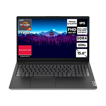 Lenovo V15 G4 Ryzen 7-7730U 16 GB 256 GB SSD 15.6″ FHD Windows 11 Pro Notebook 82YY0013TR BT50