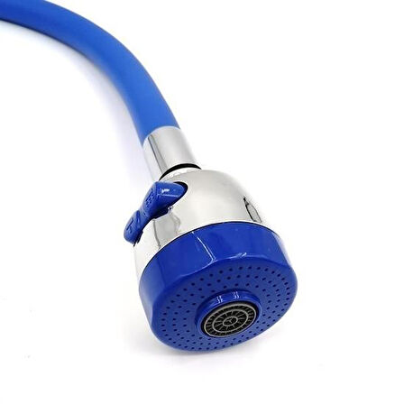 caselka® Oynar Başlıklı Tasarruflu Kubar Musluk Borusu ve Başlığı Mavi