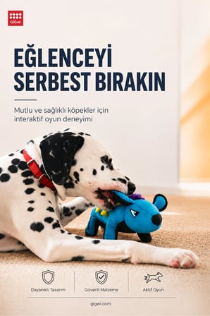 Duraspikes Serisi TPR Dokulu Peluş Tavşan Köpek Çiğneme Oyuncağı – Küçük ve Orta Irklar İçin