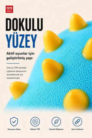 Duraspikes Serisi TPR Dokulu Peluş Tavşan Köpek Çiğneme Oyuncağı – Küçük ve Orta Irklar İçin