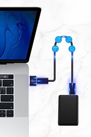 Daytona ADS-613 USB 3.1 To Type-C 10 Gbps Gen2 Yüksek Hızlı Data Verisi Yüksek Hızlı Şarj Çevirici Dönüştürücü Adaptör