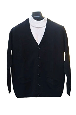 ÇİFT ÇELİK ÖRME DÜĞMELİ TRİKO HIRKA