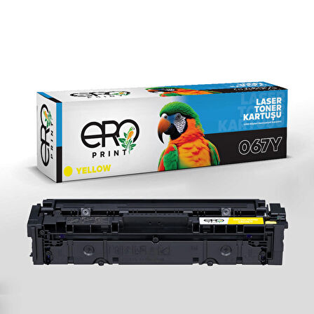 Canon i-SENSYS LBP631Cw Çipli Sarı Muadil Toner