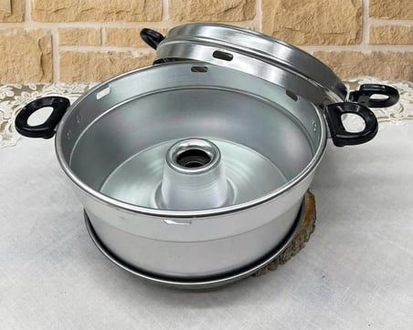 DZGN HOME Alüminyum Ocak Üstü Kek Kalıbı 28 cm Yuvarlak