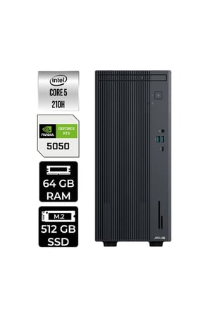 ExpertCenter P500 Core5 210H 64GB 512GB SSD RTX5050/8GB W11H Masaüstü Bilgisayar