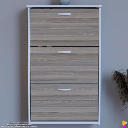 Modilayn WEST Asma Antre 72x116x26 cm’ lik 3 Düşer Kapak 6 Göz Bölmeli Ayakkabılık
