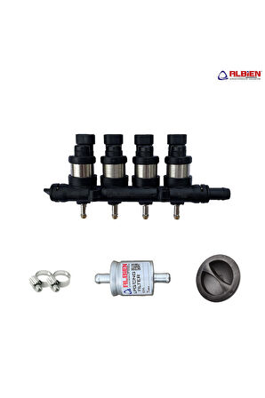 Atiker Uyumlu LPG Ultra Performans Enjektör - 4 Silindir 2 ohm
