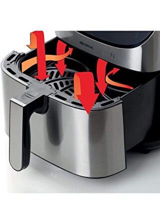 Ariete 4628/00 Inox Airfryer 7 Lt