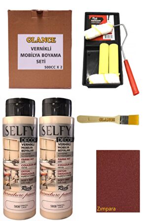 Rich Selfy Decor 500 Cc X 2 Dantel Kendinden Vernikli Mobilya Boyama Seti