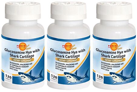 Glucosamine Shark Cartilage 3x120 Tablet Boswellia Serrata