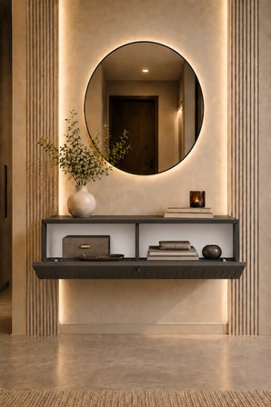 MELURA DRESUAR 90 CM %100 MDF KAPAKLI DUVARA MONTE