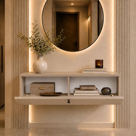 MELURA DRESUAR 90 CM %100 MDF KAPAKLI DUVARA MONTE