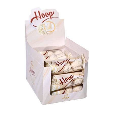 Hoop Gofret Badem Dolgulu Hindistan Cevizi Topları 12 x 27 Gr