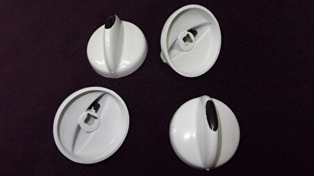 BEKO UYUMLU OCAK DÜĞMESİ BEYAZ , SET ÜSTÜ OCAK , OCAK DÜĞME 4 LÜ