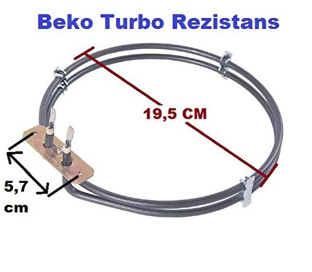 Beko Fırın Turbo Rezistans , Beko Fırınlı Ocak Turbo Rezistansı
