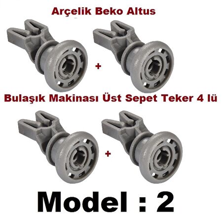 4 lü Arçelik Üst Sepet Teker Bulaşık Makinesi Üst Sepet Tekeri