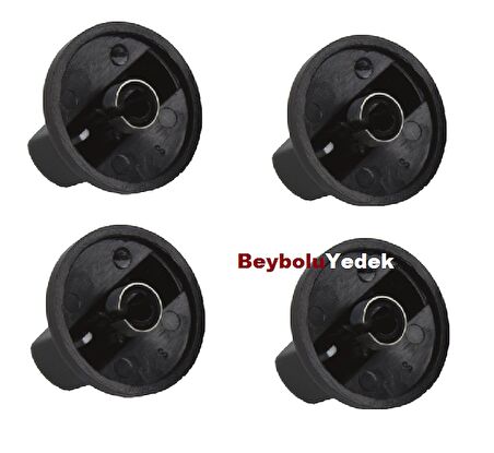 PROFİLO UYUMLU OCAK DÜĞME SİYAH , SET ÜSTÜ OCAK DÜĞME TAKIM