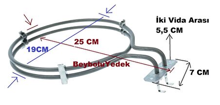 Ariston Turbo Rezistans Ocaklı Fırın Turbo Rezistansı