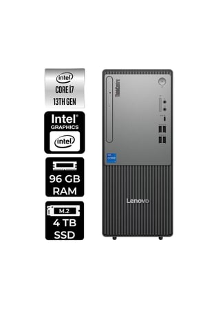 ThinkCentre Neo 50T G5 i7 13700 96GB 4TB SSD W11H Masaüstü Bilgisayar & PER4 USB Bellek