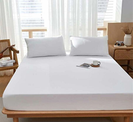 TOTEM Ranforce Pamuklu Yastık Kılıflı Lastikli Çarşaf Takımı 180 x 200 Battal Boy