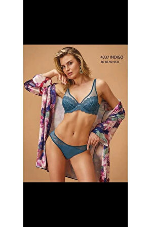 NT4337 Nurteks Boş Dantelli Sütyen Külot Takımı