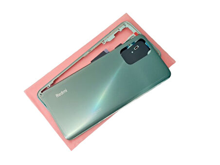 Tkgz - Xiaomi Redmi NOTE 10S (4G) FULL KASA Arka Kapak Batarya Kapağı YEŞİL