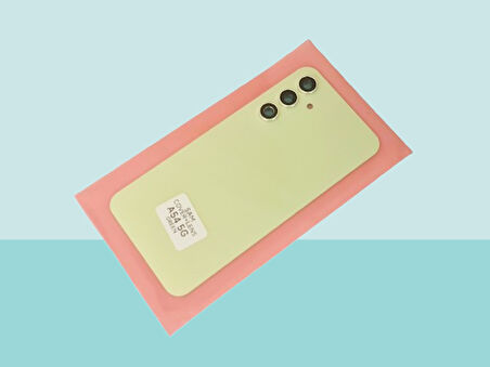 Tkgz - Samsung Galaxy A54 Arka Kapak (Cam Full Lensli) - SARI