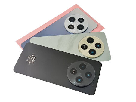 Tkgz - Xiaomi Redmi 14C Arka Kapak (Cam Full Lensli) - MAVİ