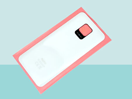 Tkgz - Xiaomi Redmi NOTE 9S NOTE 9 PRO Arka Kapak Batarya Kapağı - BEYAZ