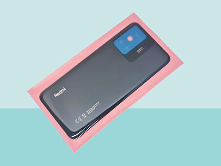 Tkgz - Xiaomi Redmi NOTE 12S Arka Kapak Batarya Kapağı -  SİYAH