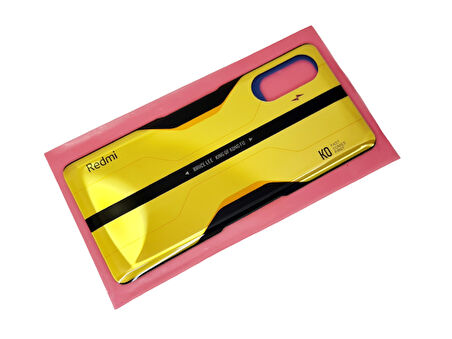 Tkgz - Xiaomi Redmi K40 Gaming Arka Kapak Batarya Kapağı - SARI