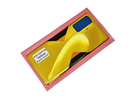 Tkgz - Xiaomi Redmi K50 Gaming Arka Kapak Batarya Kapağı - SARI