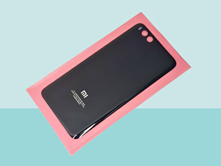 Tkgz - Xiaomi Mi 6 Arka Kapak Batarya Kapağı - SİYAH