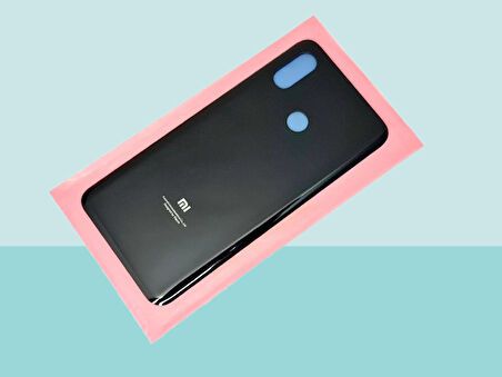 Tkgz - Xiaomi Mi 8 Arka Kapak Batarya Kapağı - SİYAH