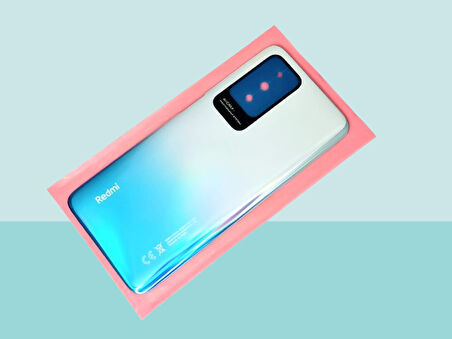 Tkgz - Xiaomi Redmi 10 Arka Kapak Batarya Kapağı - MAVİ